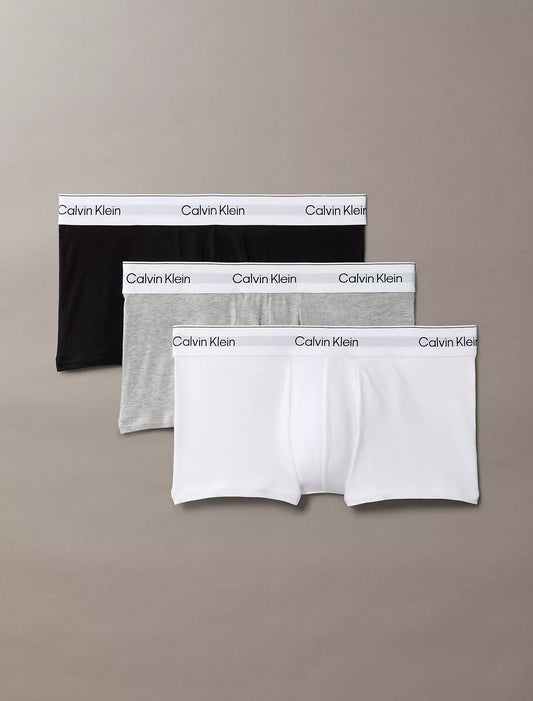 C.a.L.V-I.N. K.L.E.I.N. Icon Cotton Stretch 3-Pack Low Rise Trunks (Multi Color)