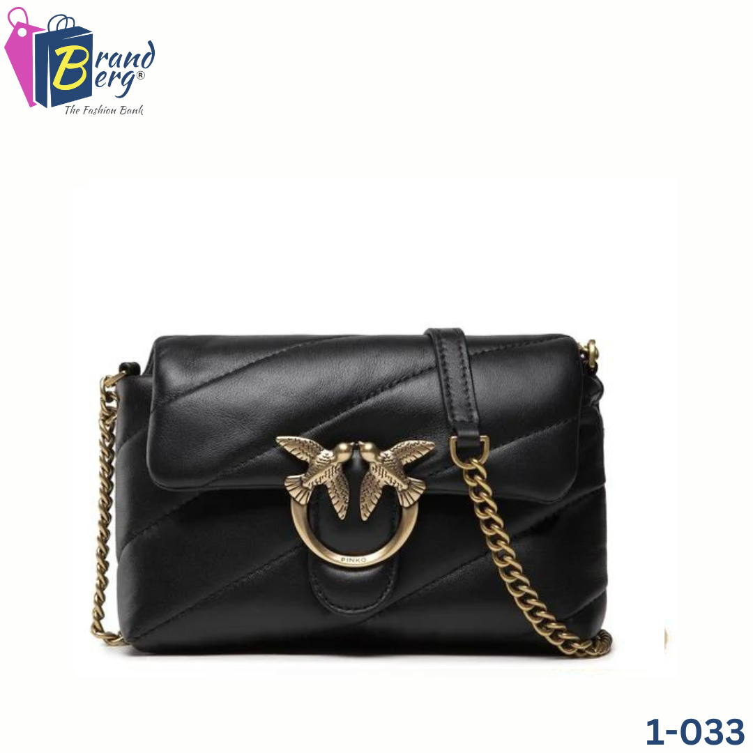 P.I.N.K.O LOVE MINI PUFF MAXY QUILT CROSSBODY BAG