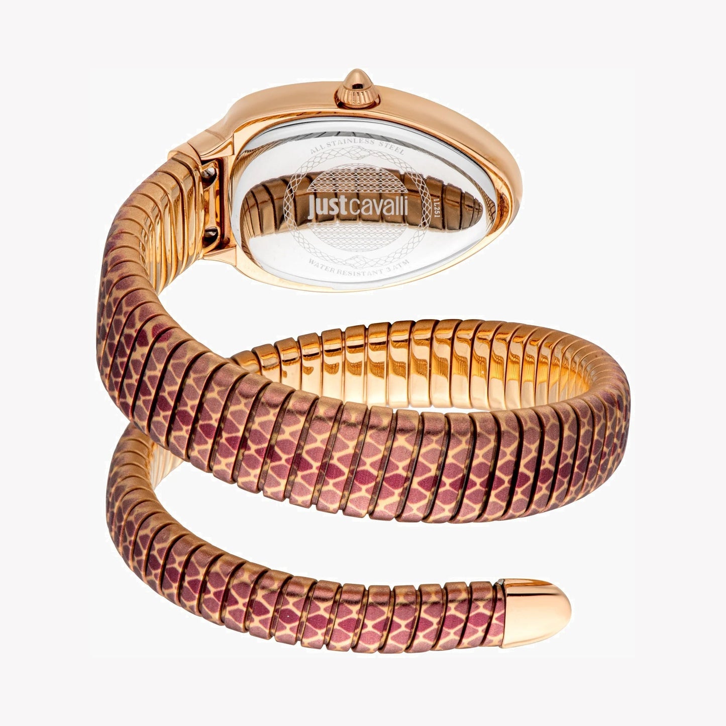 J.U.S.T C.A.V.A.L.L.I Wrap-Around Analogue Watch