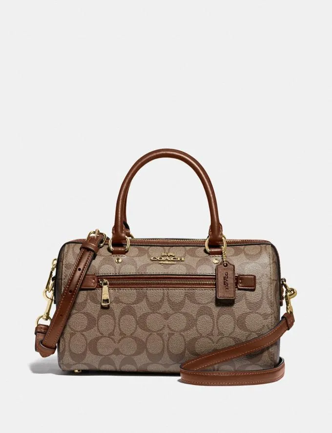 C.O.A.C.H Rowan Satchel In Signature Canvas