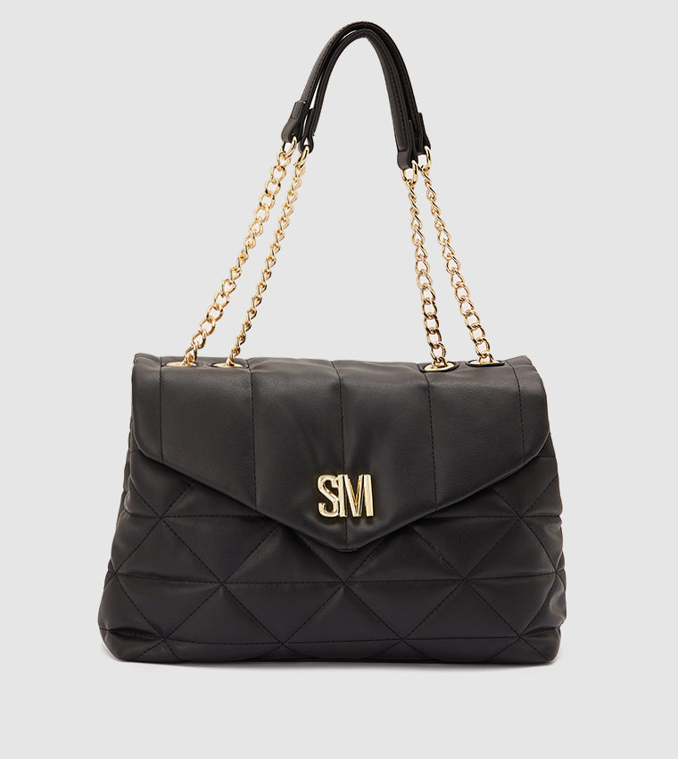 S.T.E.V.E M.A.D.D.E.N Bcoleman Quilted Chain Accent Crossbody Bag