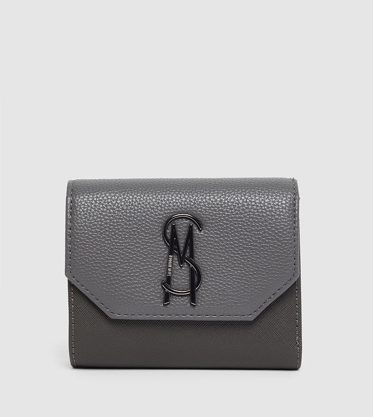 S.T.E.V.E M.A.D.D.E.N BTABI Textured Logo Detail Wallet