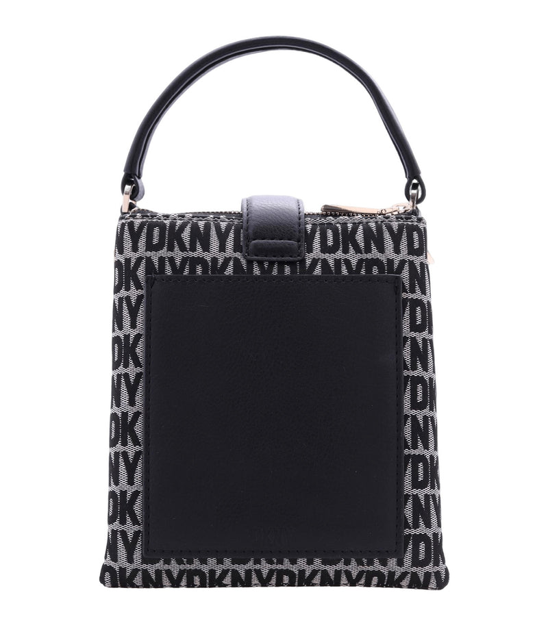 D.K.N.Y Deena Small Top Handle Crossbody Black Logo/Black