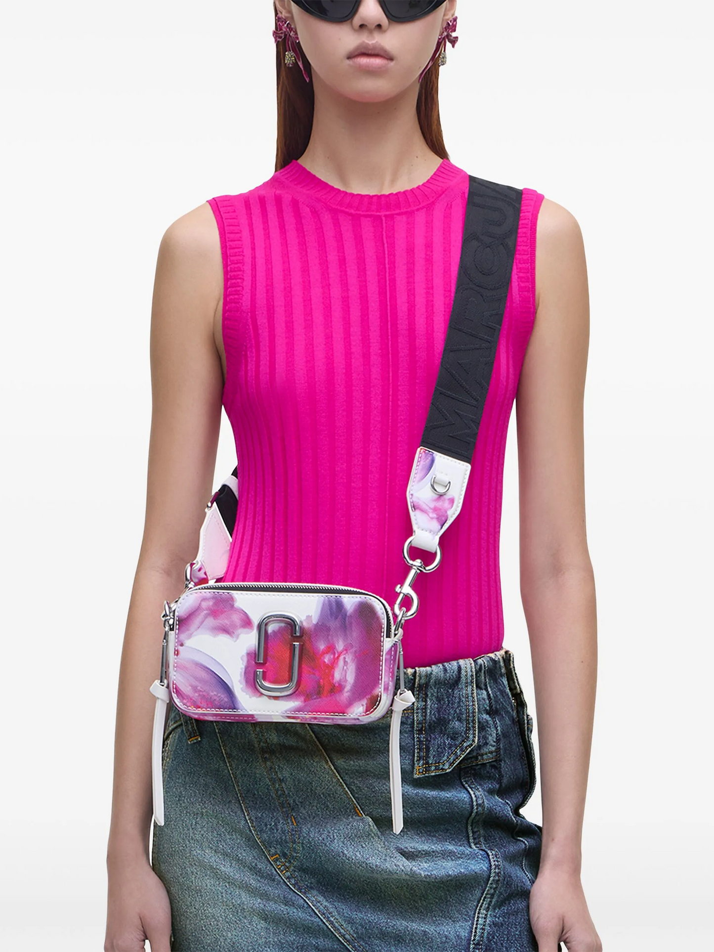 M.A.R.C J.A.C.O.B.S The Future Floral Snapshot crossbody bag