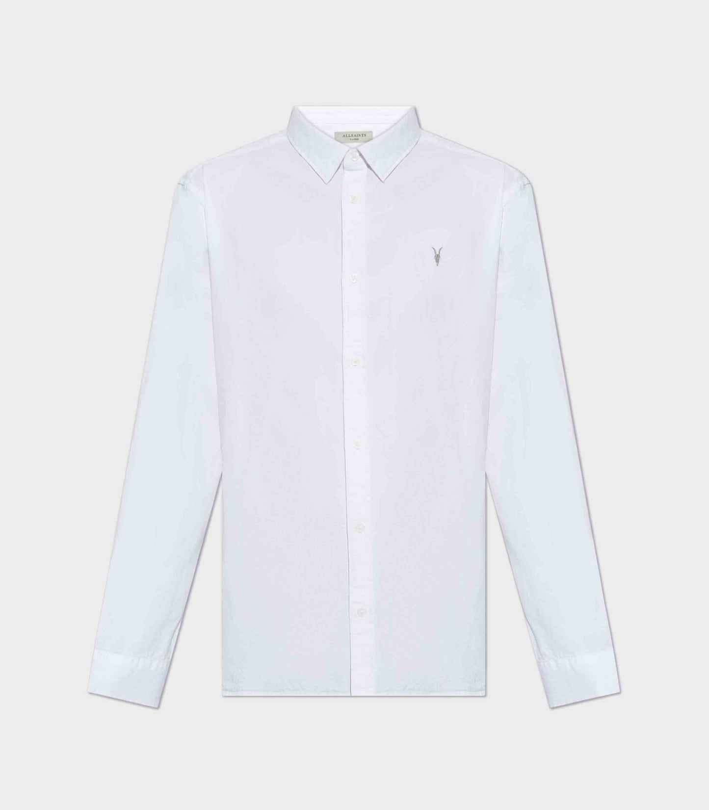 A.l.l.S.a.i.n.t.s HERMOSA RAMSKULL RELAXED FIT SHIRT White