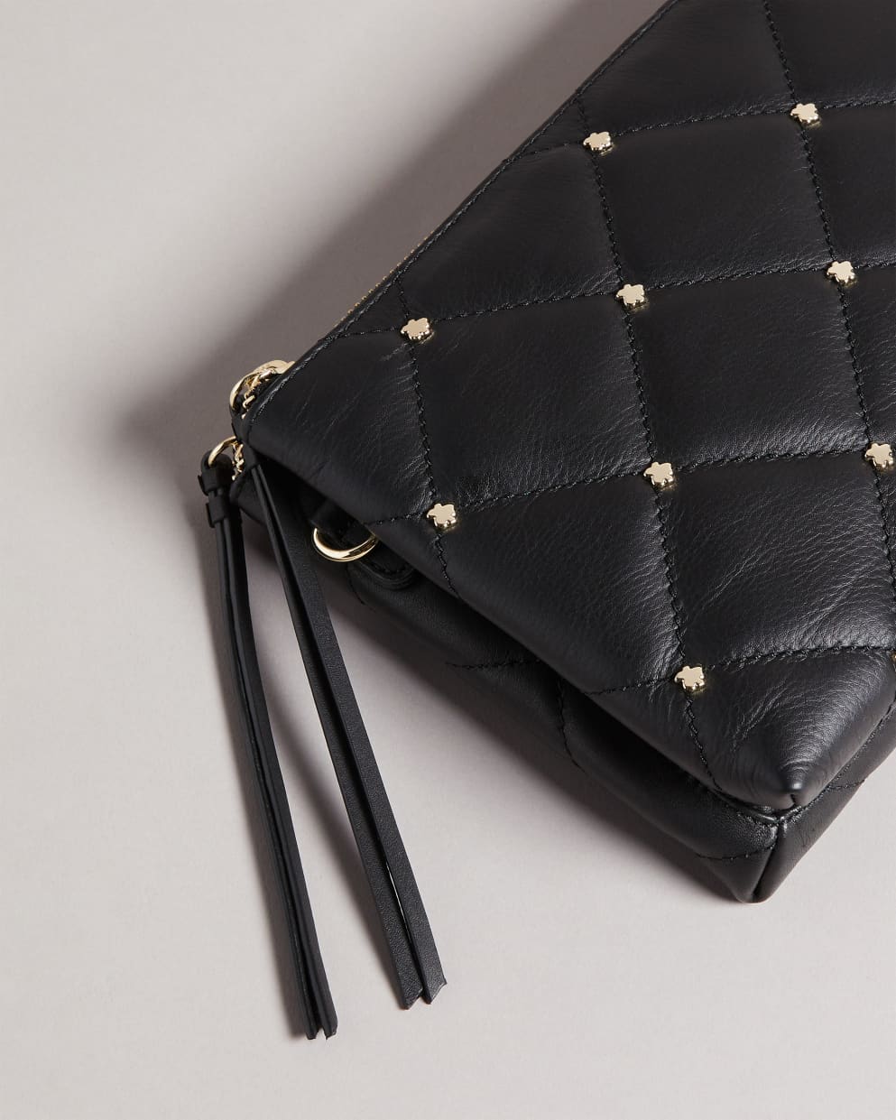 T.E.D. B.A.K.E.R. Parrker Quilted Studded Mini Crossbody Bag