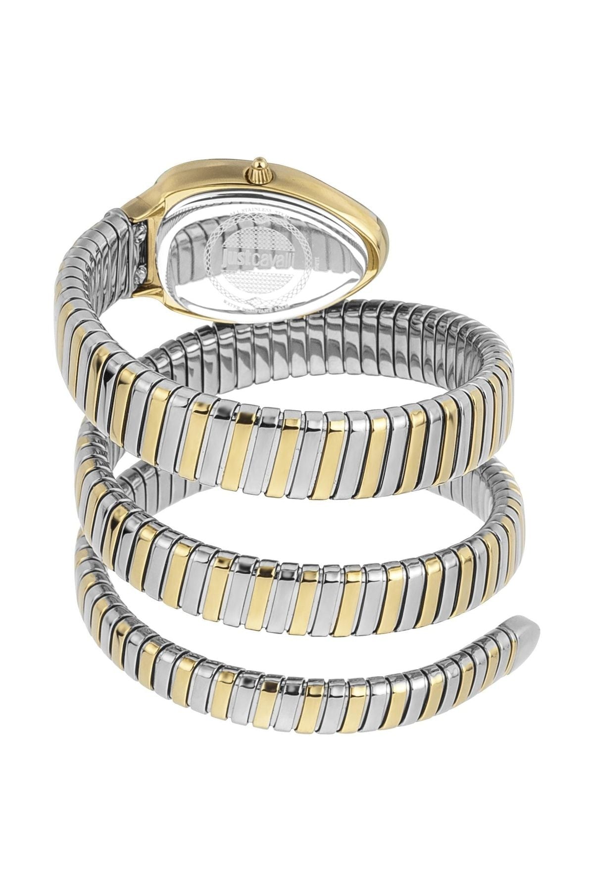 J.U.S.T C.A.V.A.L.L.I Wrap-Around Analogue Watch