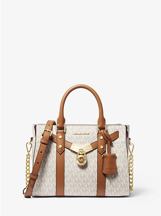 M.i.c.h.a.e.l K.o.r.s Nouveau Hamilton Small Logo and Leather Satchel SHOULDER