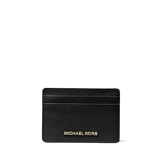 M.I.C.H.A.E.L K.O.R.S Pebbled Leather Card Case
