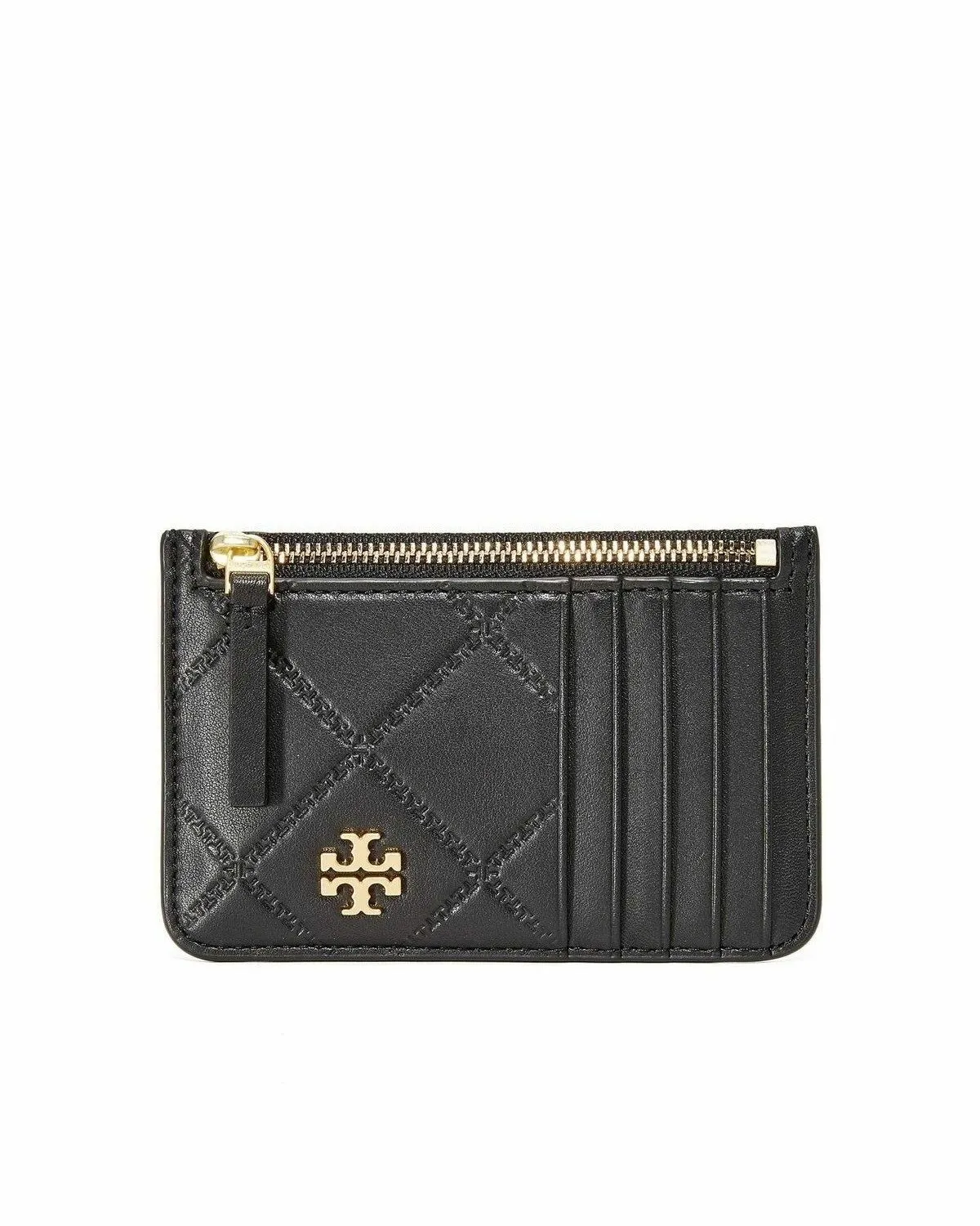 T.o.r.y B.u.r.c.h Georgia Zip Card Case Black