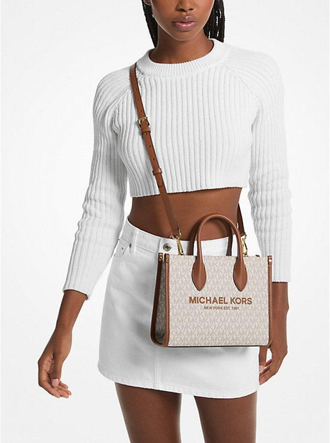 M.I.C.H.A.E.L. K.O.R.S. Mirella Small Crossbody Tote Bag Vanilla