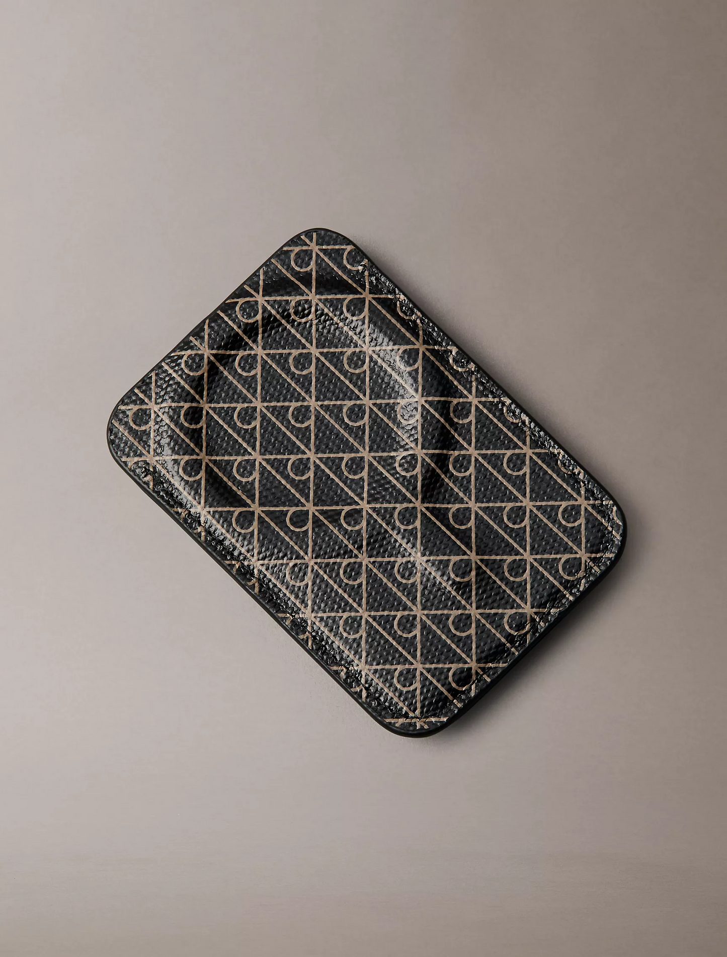 C.A.L.V.I.N K.L.E.I.N Allover Monogram Key Fob and Card Case