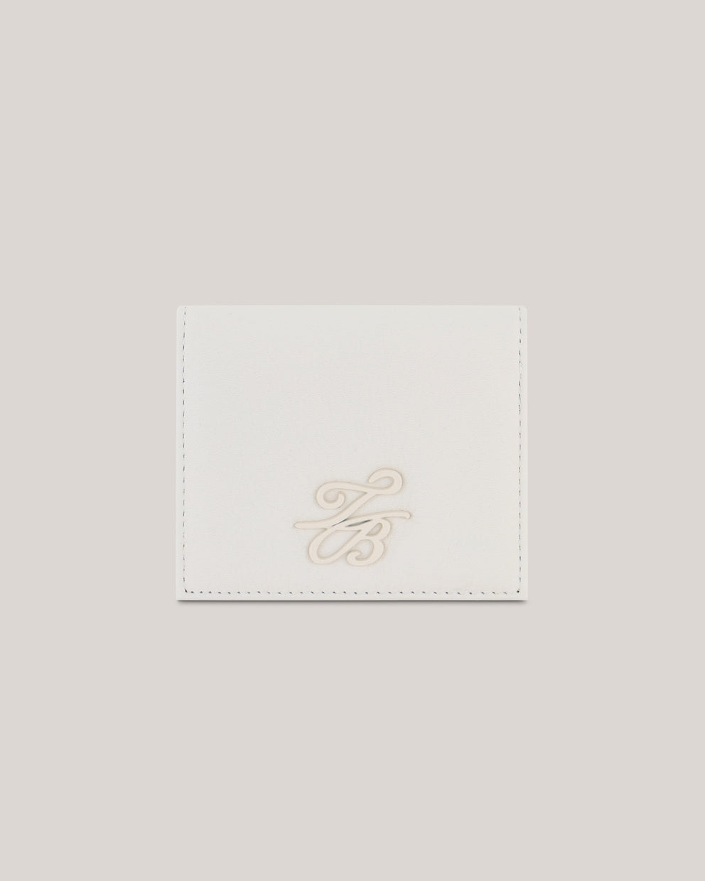 T.E.D B.A.K.E.R Marloo Tb Script Fold Over Card Hold Ecru