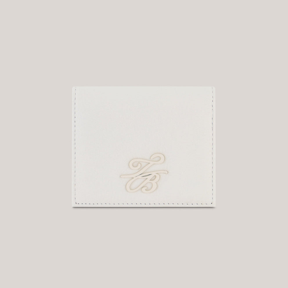 T.E.D B.A.K.E.R Marloo Tb Script Fold Over Card Hold Ecru