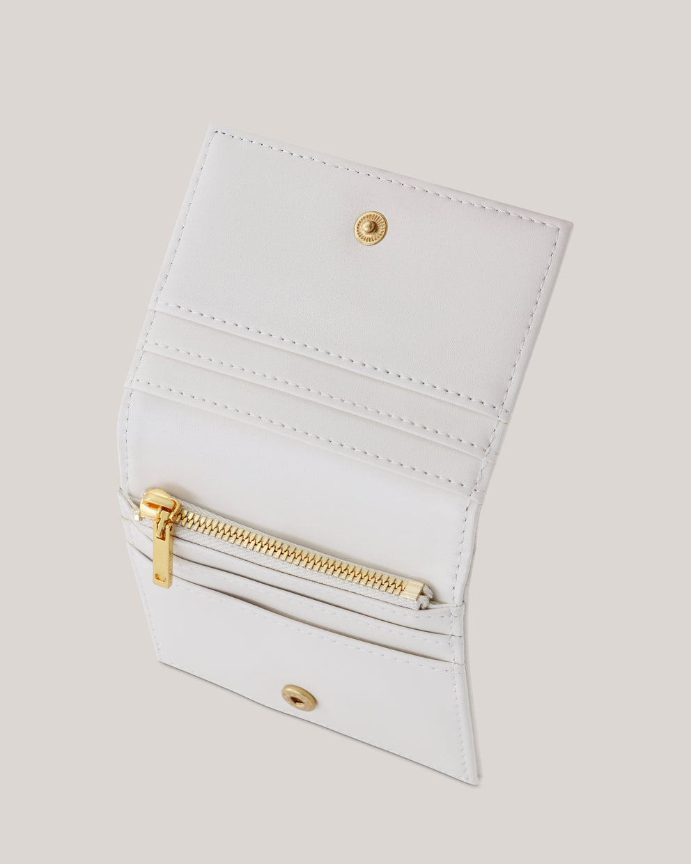 T.E.D B.A.K.E.R Marloo Tb Script Fold Over Card Hold Ecru