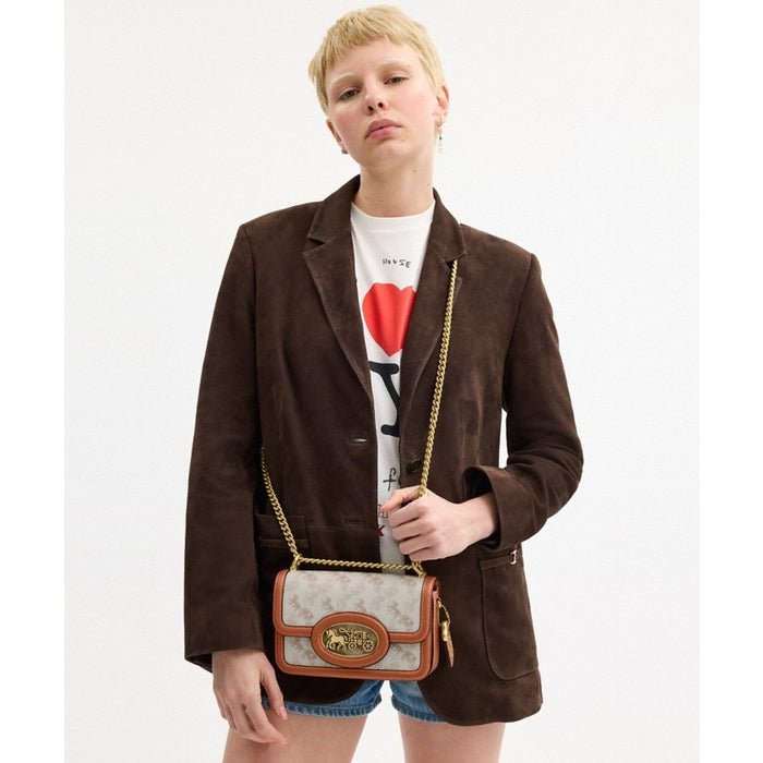 C.O.A.C.H Hero Shoulder Bag With Horse And Carriage Print