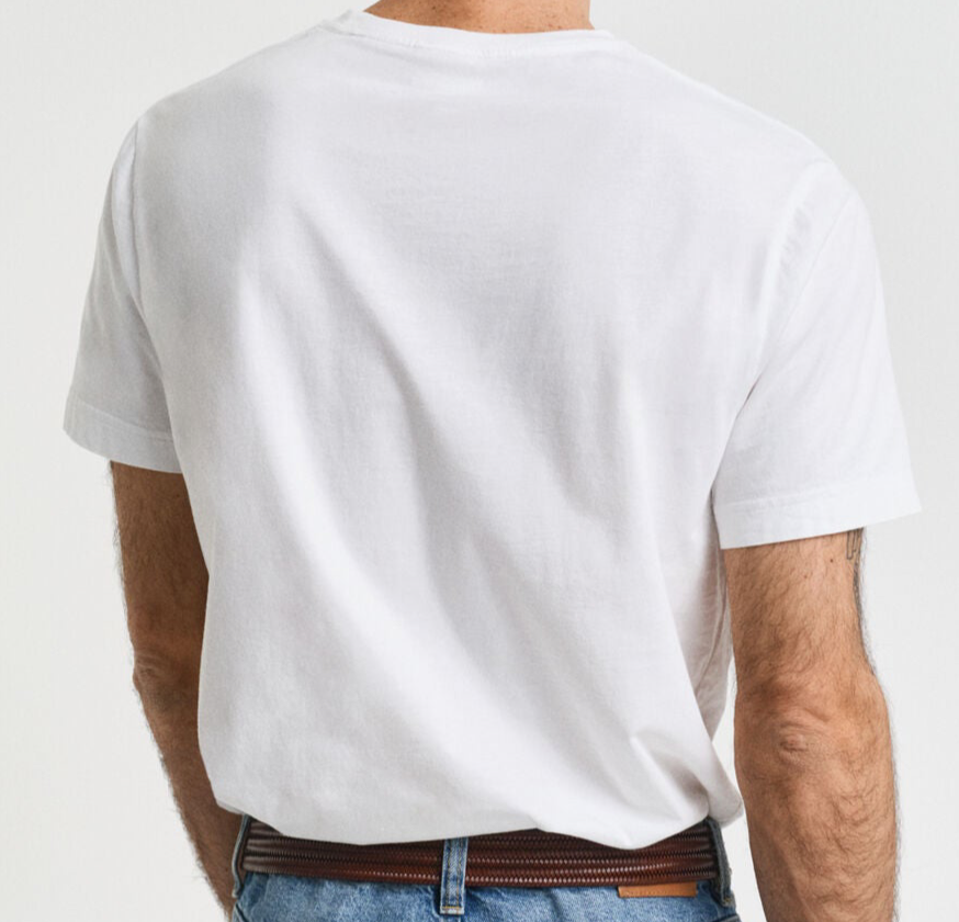 G.a-n.t Reg Shield SS t-shirt White