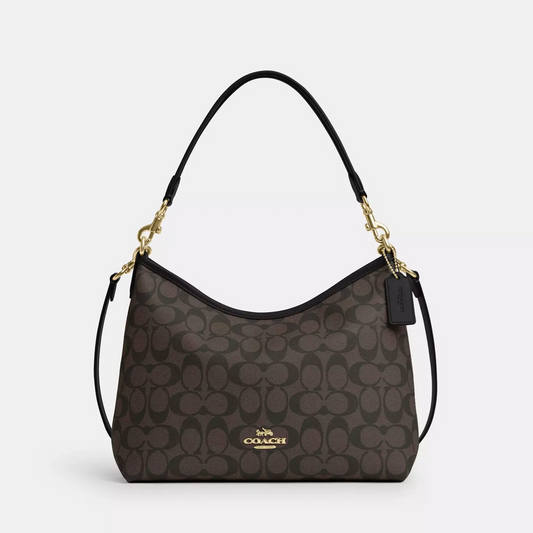 C.O.A.C.H Laurel Shoulder Bag In Signature Canvas