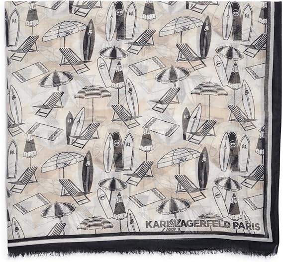 K.A.R.L L.A.G.E.R.F.E.L.D Scarf