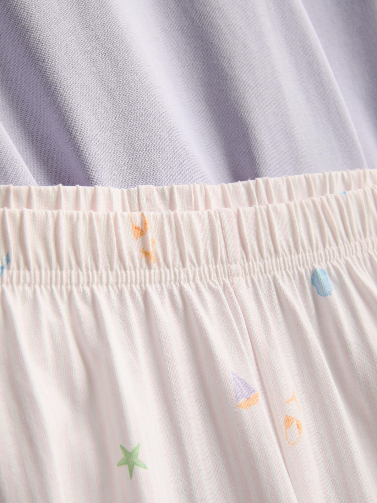 P.R.I.M.A.R.K Cotton Crew Neck Printed Pyjamas
