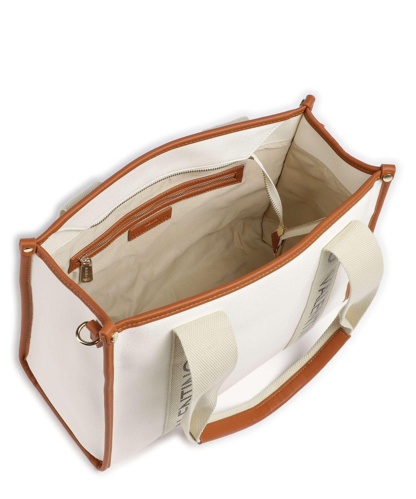 V.A.L.E.N.T.I.N.O B.A.G.S Candle Tote bag canvas ivory