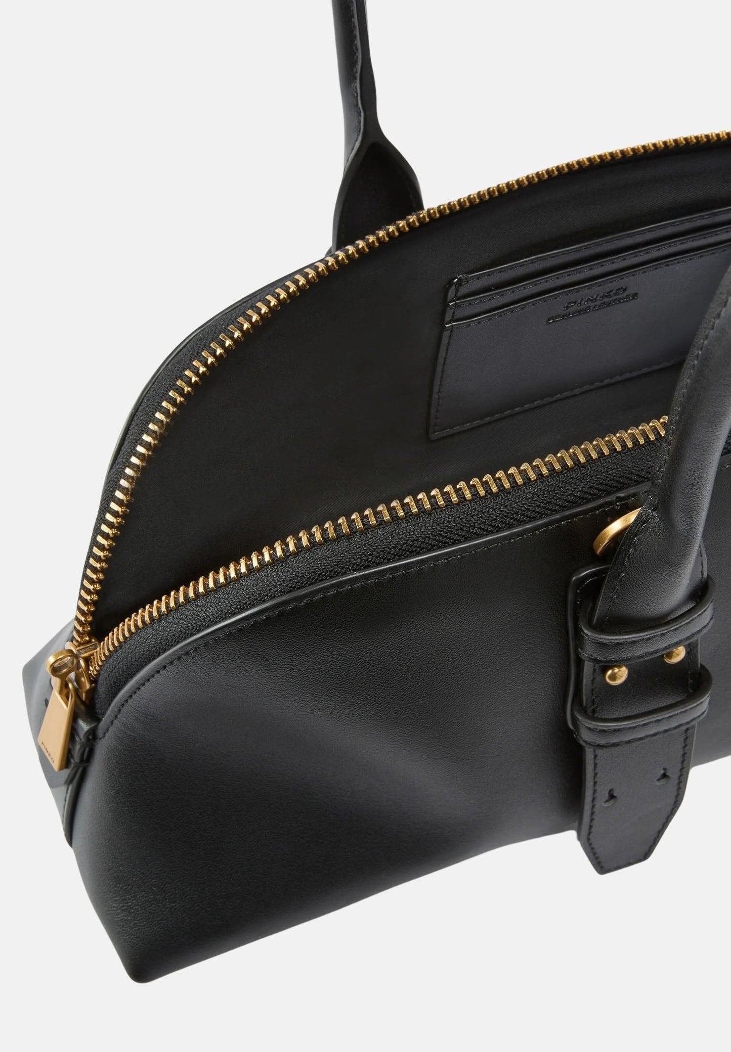 P.I.N.K.O Escape Bag Horizontal large shoulder bag in leather