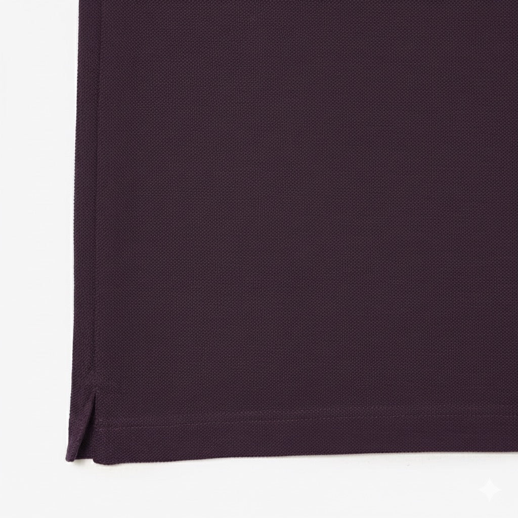 L.a.C.O-S.T.E P.O.L.O shirt Slim Fit Paris Stretch Pique Polo Shirt Purple