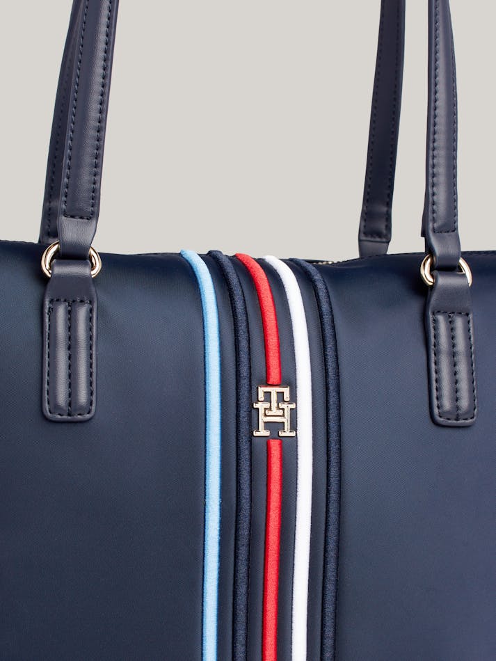 T.O.M.M.Y H.I.L.F.I.G.E.R Signature TH Monogram Small Tote