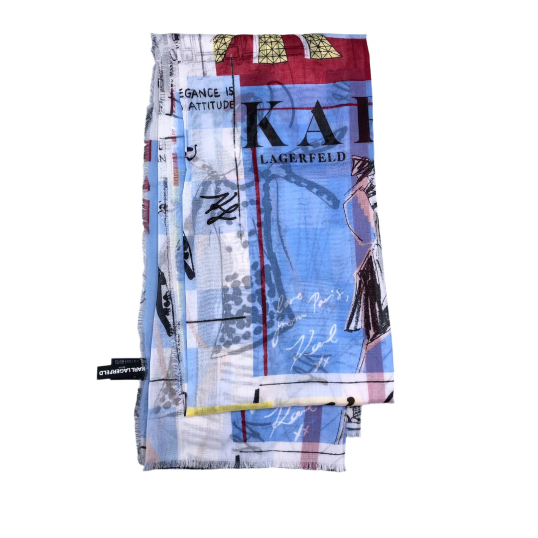 K.A.R.L L.A.G.E.R.F.E.L.D SCARF