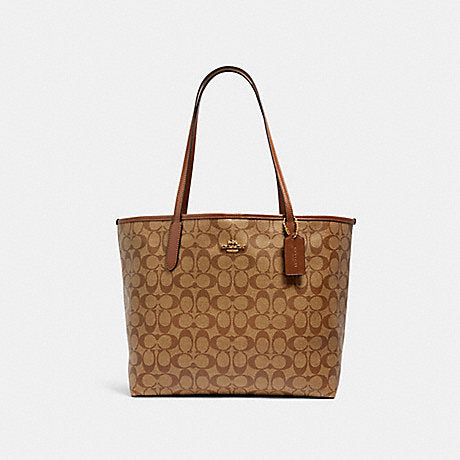 C.O.A.C.H Signature Canvas City Tote Bag