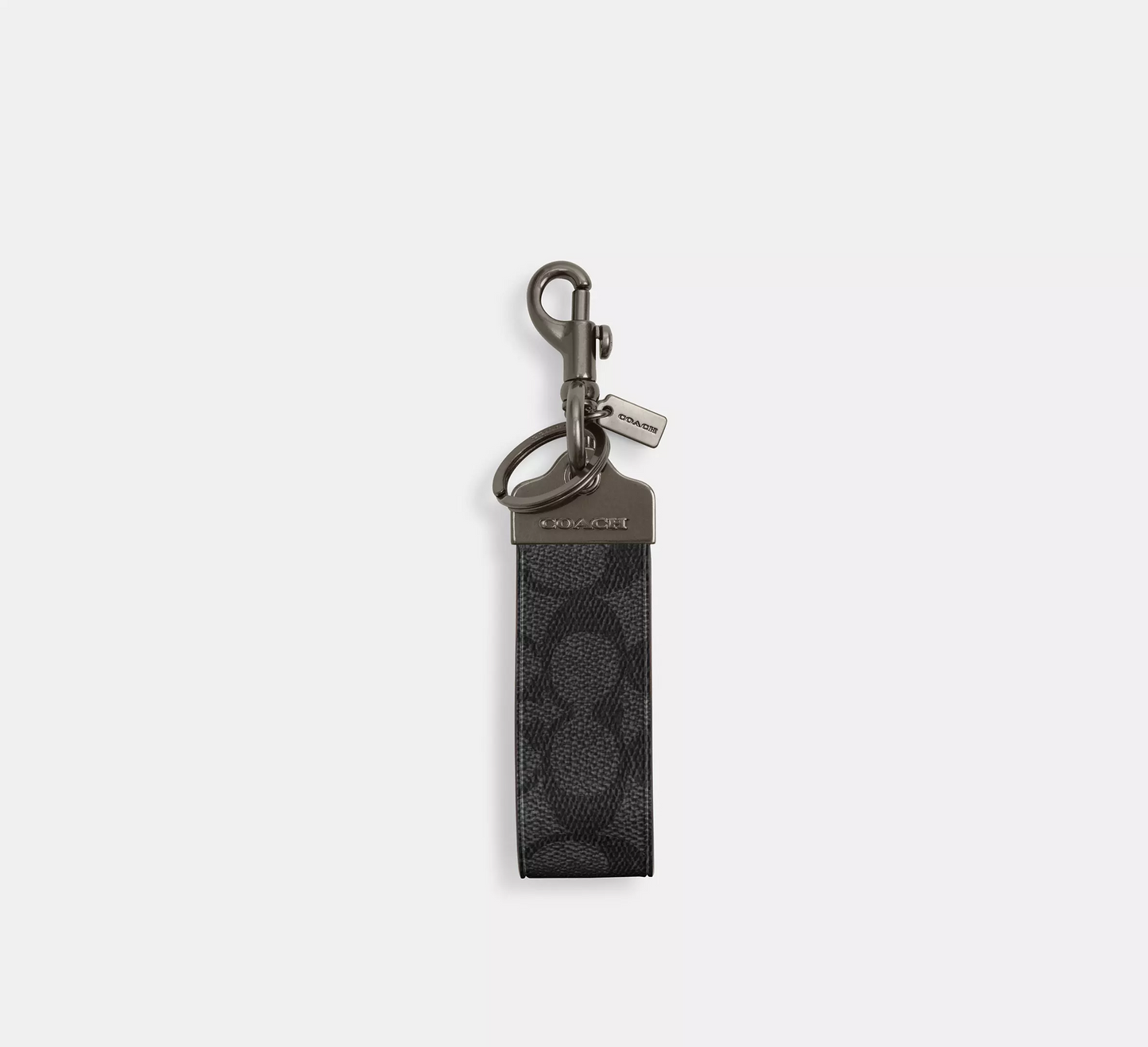C.O.A.C.H Loop Key Fob In Signature Canvas
