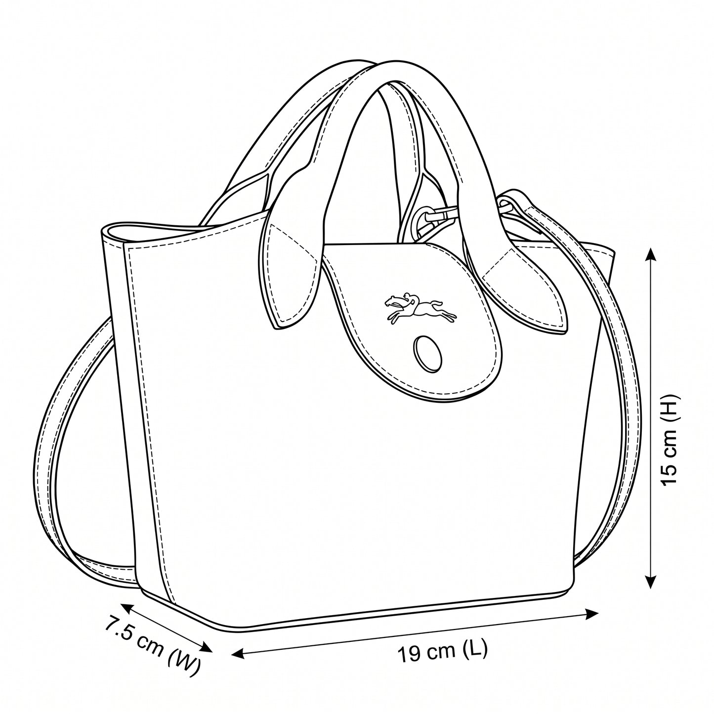 L.O-N.G.C.H-A.M.P Épure XS Tote bag