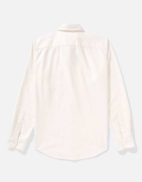 A.m.e.r-i.c.a.n. E.a.g.l.e. Everyday Oxford Button-Up Shirt (FLEX)White