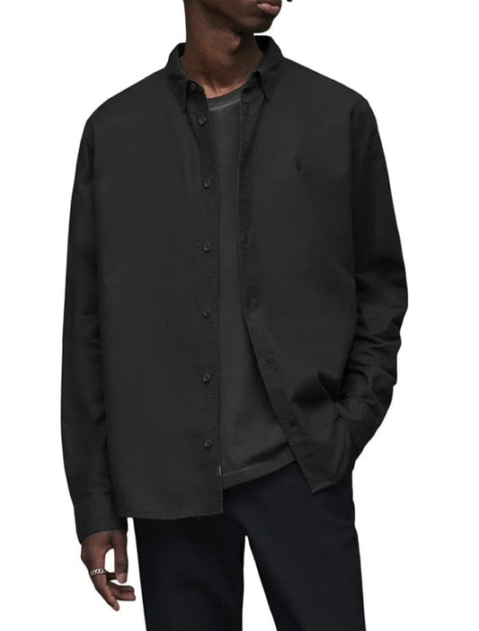 A.l.l.S.a.i.n.t.s HERMOSA RAMSKULL RELAXED FIT SHIRT Black