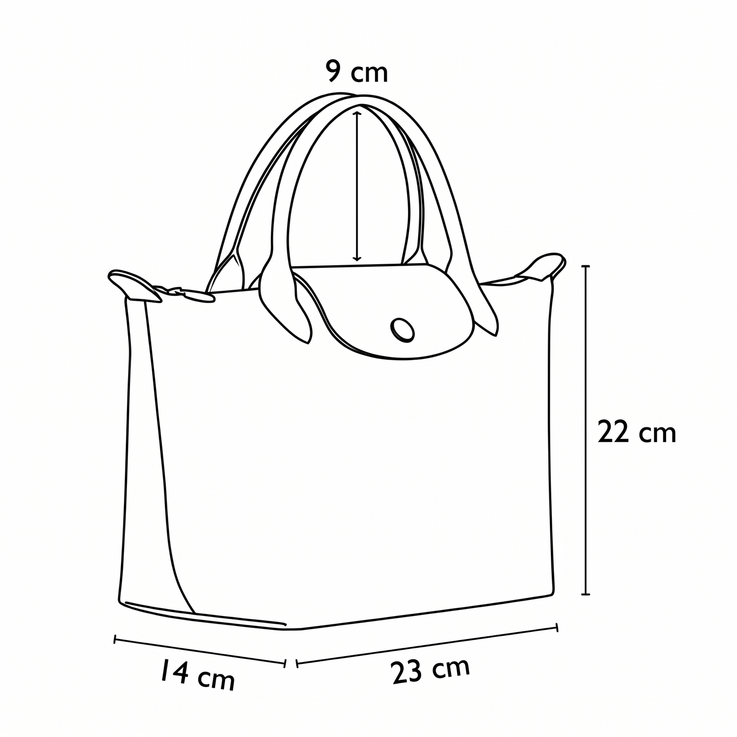 L.O-N.G.C.H-A.M.P Le Pliage Original S Handbag