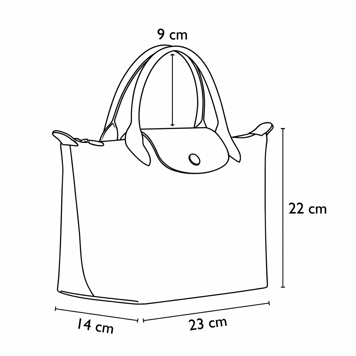 L.O-N.G.C.H-A.M.P Le Pliage Original S Handbag