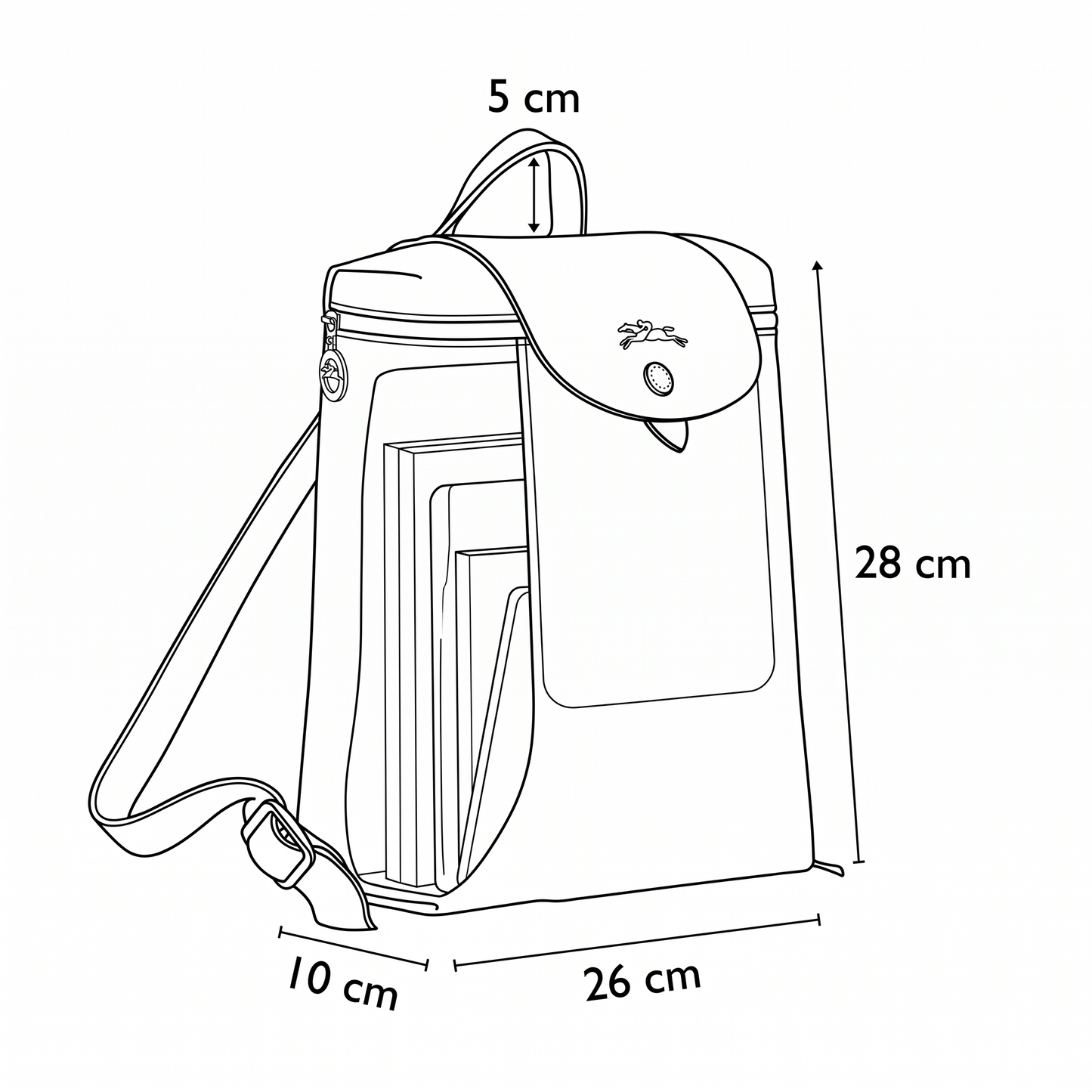 L.O-N.G-C.H-A.M-P Le Pliage M Backpack