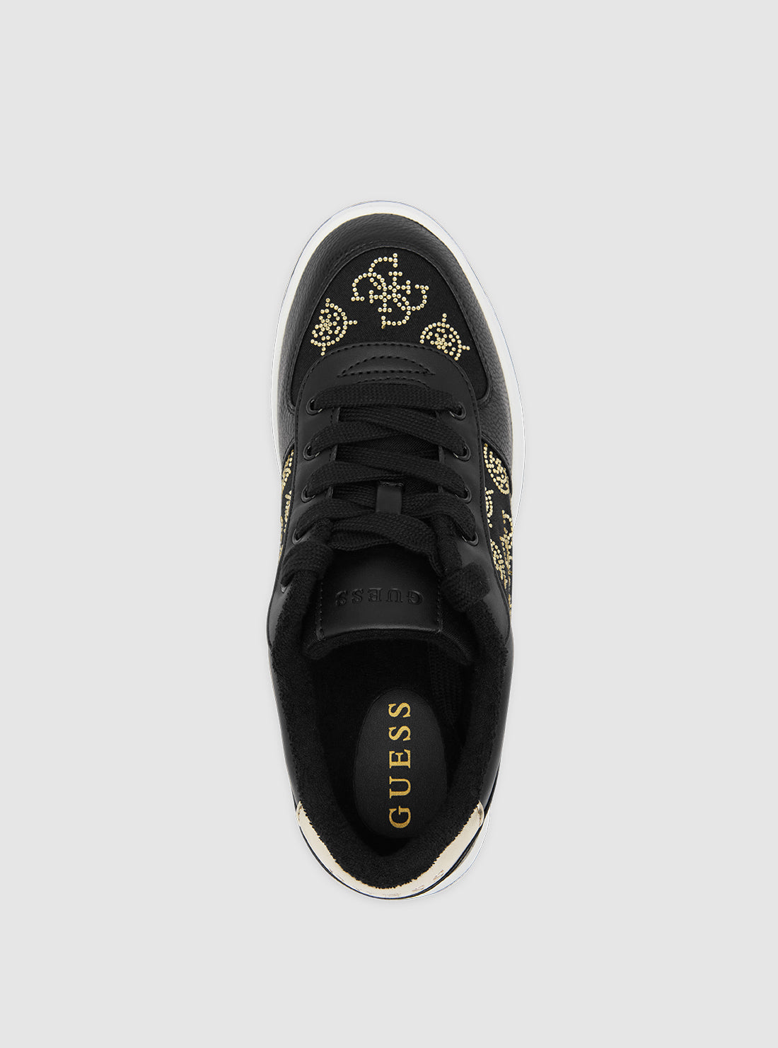 G.U.E.S.S Black invited low-top sneakers