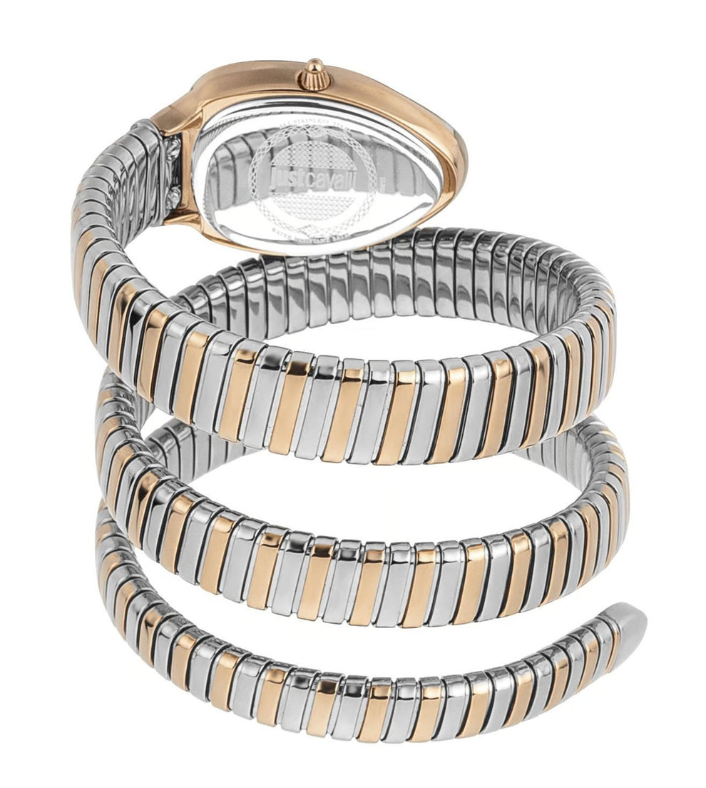 J.U.S.T C.A.V.A.L.L.I Wrap-Around Analogue Watch