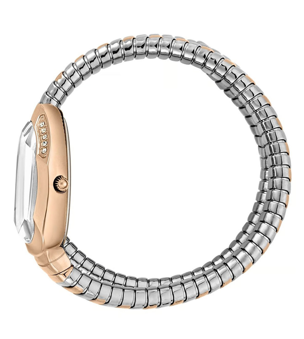 J.U.S.T C.A.V.A.L.L.I Wrap-Around Analogue Watch