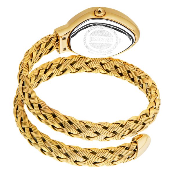 J.U.S.T C.A.V.A.L.L.I Wrap-Around Analogue Watch