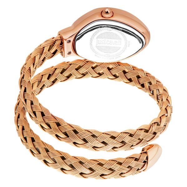 J.U.S.T C.A.V.A.L.L.I Wrap-Around Analogue Watch