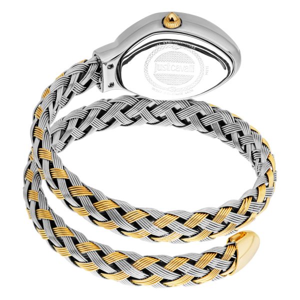 J.U.S.T C.A.V.A.L.L.I Wrap-Around Analogue Watch