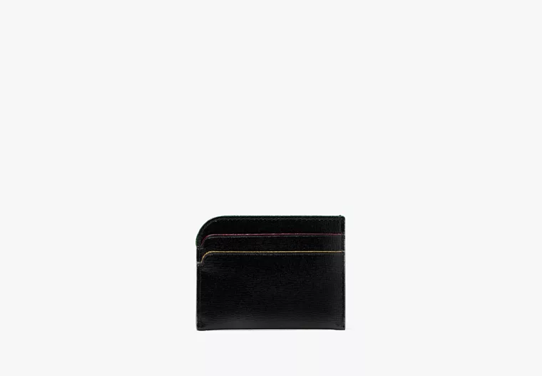 K.A.T.E S.P.A.D.E Devin Glitter Edge Cardholder