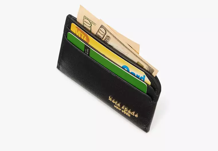K.A.T.E S.P.A.D.E Devin Glitter Edge Cardholder
