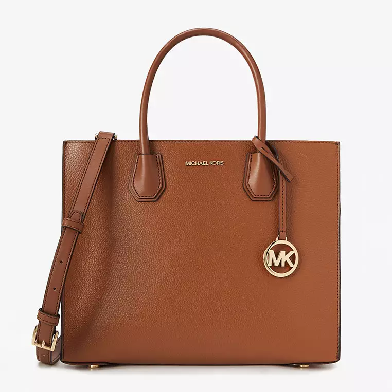 M.i.c.h.a.e.l K.o.r.s Mercer Large Pebbled Leather Accordion Tote Bag