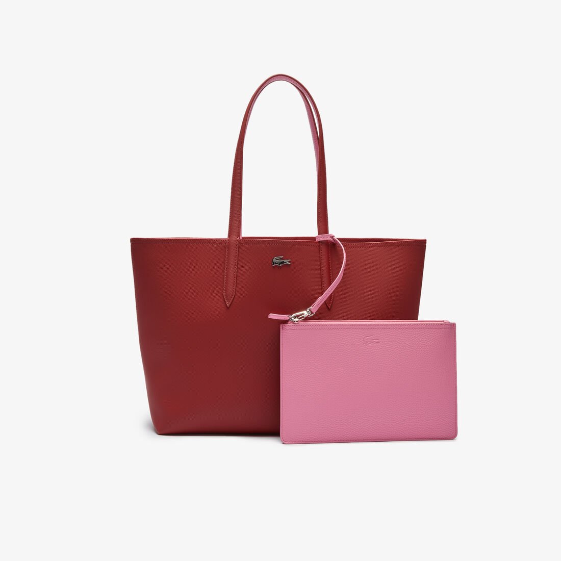 L.A.C.O.S.T.E Anna Reversible Bicolor Tote Bag