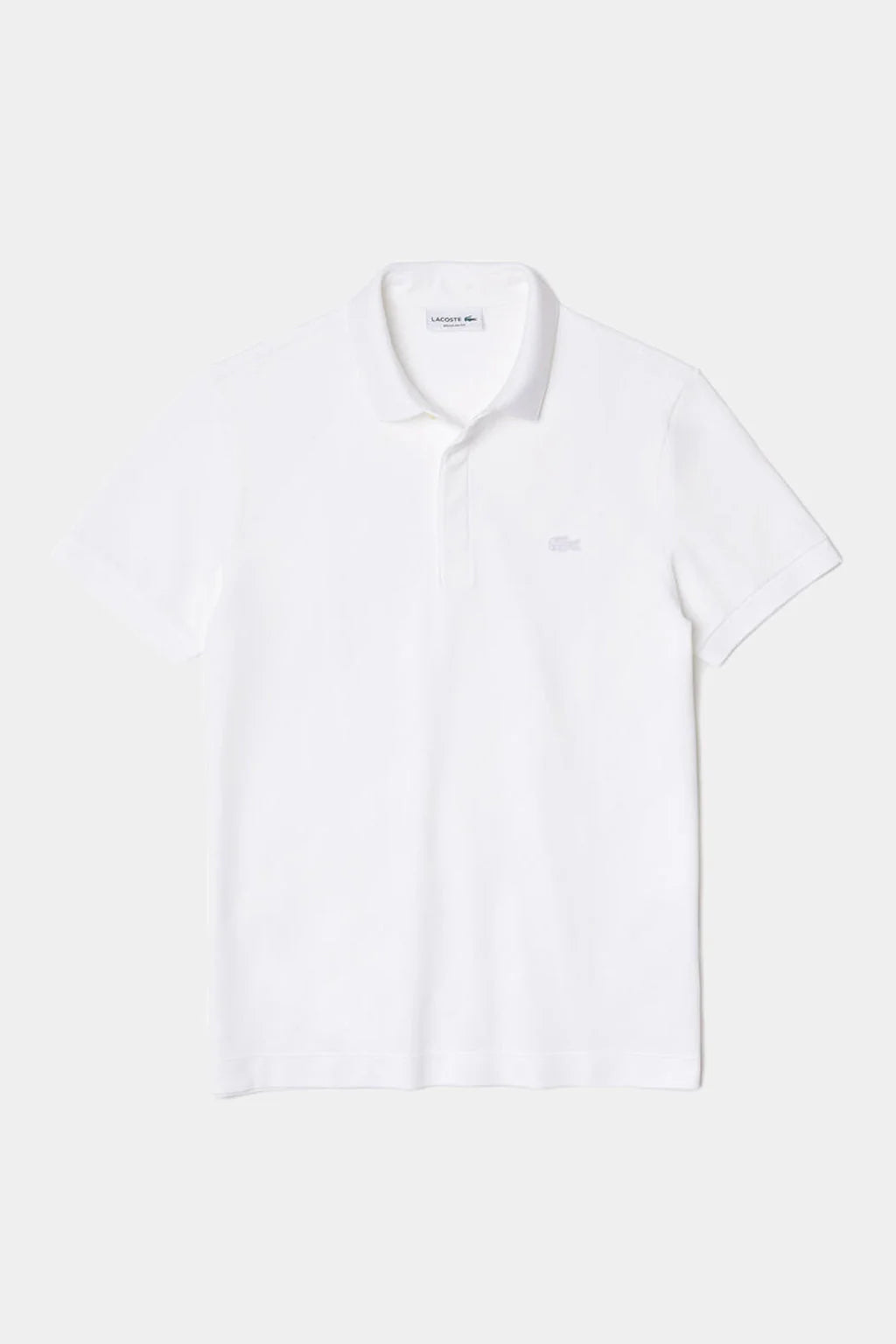 L.a.C.O_S.T.E. polo shirt Classic Fit Paris Stretch Pique Polo Shirt White