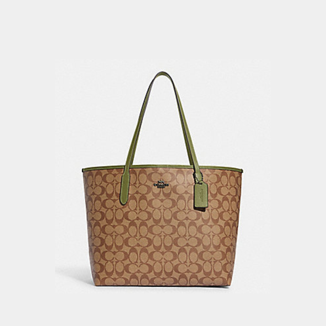 C.O.A.C.H Signature Canvas City Tote Bag