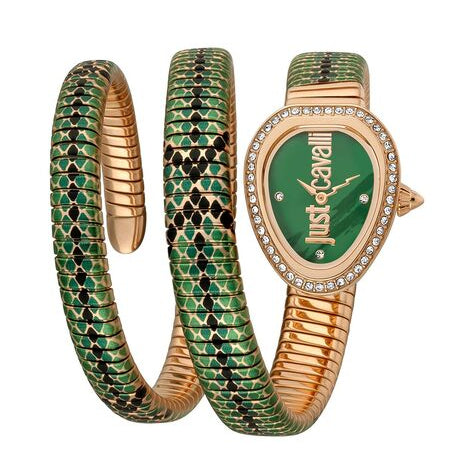 J.U.S.T C.A.V.A.L.L.I Wrap-Around Analogue Watch